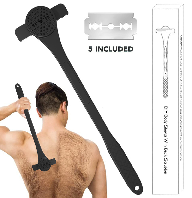 Men'S Grooming Hair Removal - Depiladora de espalda con mango largo