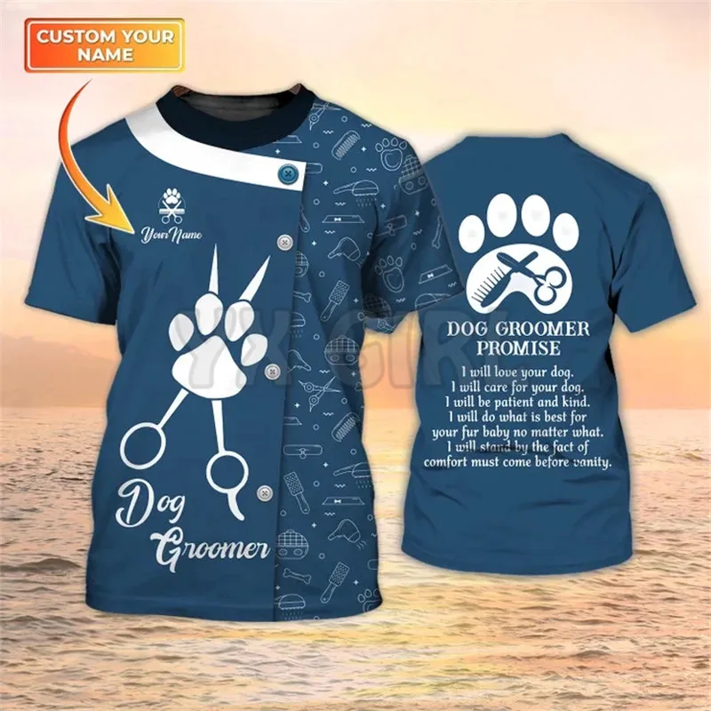 Men'S Grooming & Health Made Simple - Camiseta 3D de Verano para Peluquero
