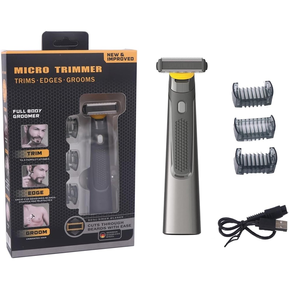 Men'S Grooming Blade - Afeitadora Eléctrica de Mano para Hombre,