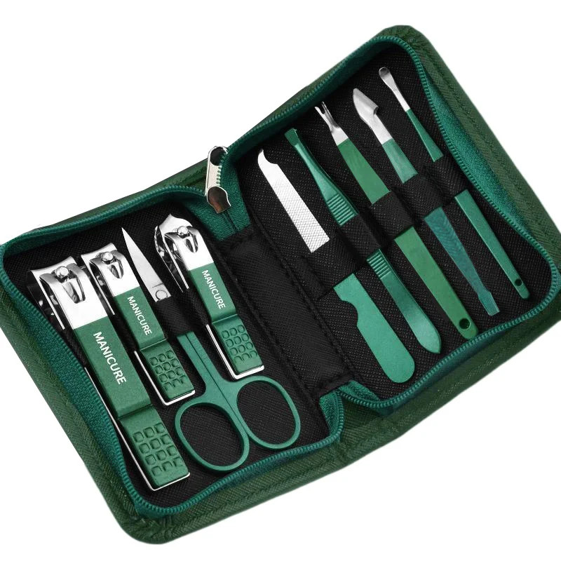 Mens Grooming Kit Case - Set profesional de manicura, cortaúñas de