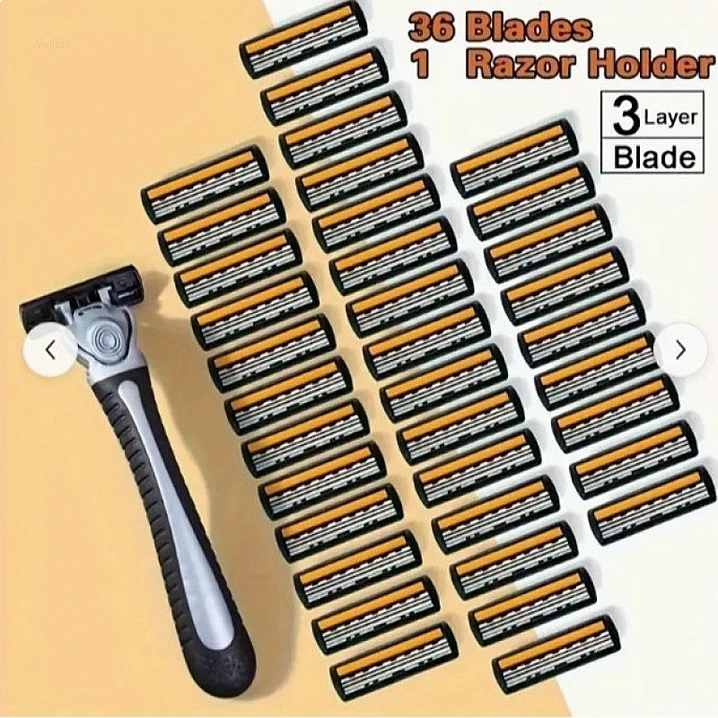 Men'S Grooming Blade - Maquinilla de afeitar manual premium de
