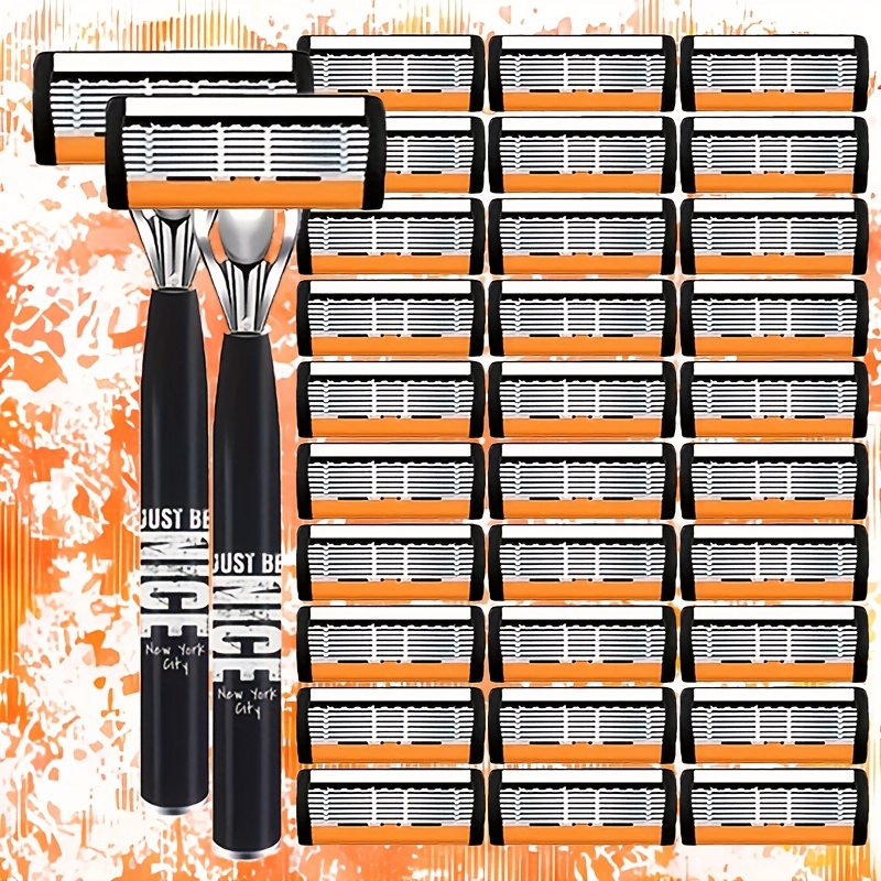 Men'S Grooming Blade - Afeitadora de Acero Inoxidable para Hombre,