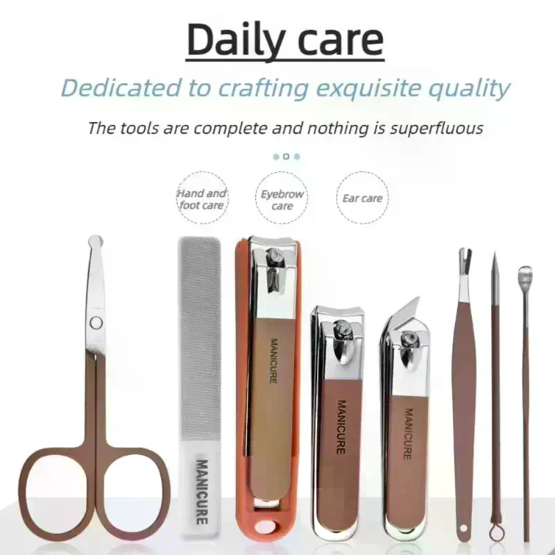 Mens Grooming Kit Case - Kit de Cuidado de Uñas Anti-Salpicaduras,