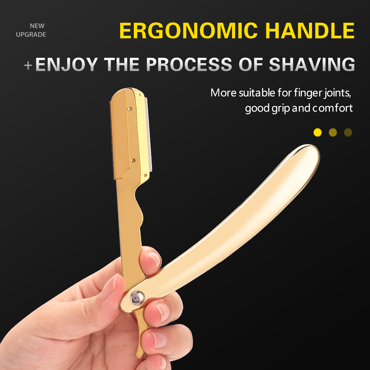 Navaja de Afeitar Plateada par - Men'S Grooming Hair reseña y precio