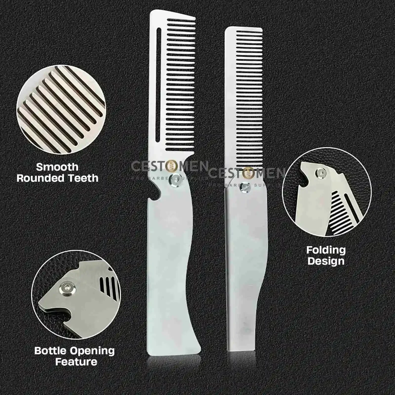 Nuevo tipo 1/2 Uds peines de a - Men'S Grooming Hair reseña y precio