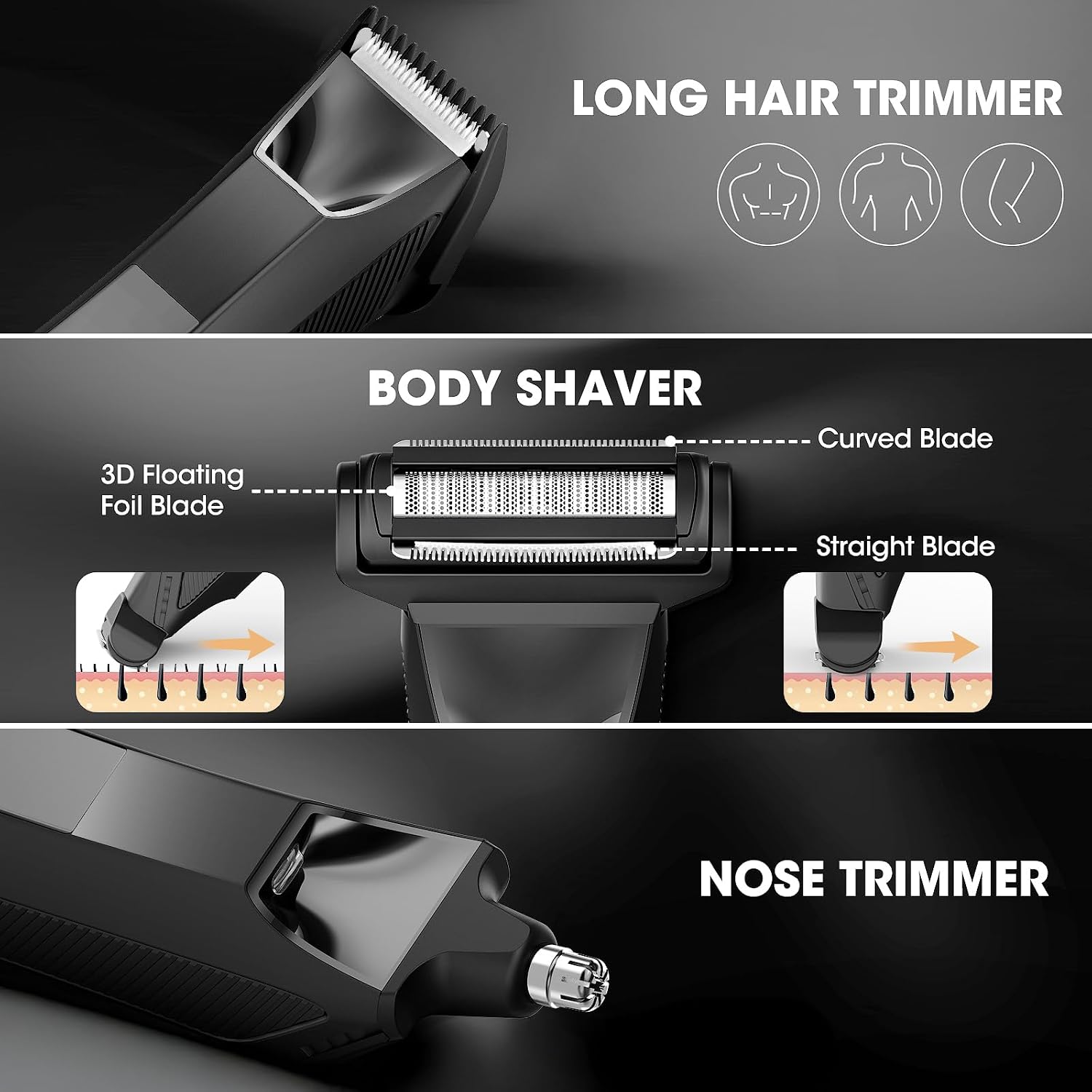 Afeitadoras para cabeza y cuer - Mens Grooming Kit Case reseña y precio