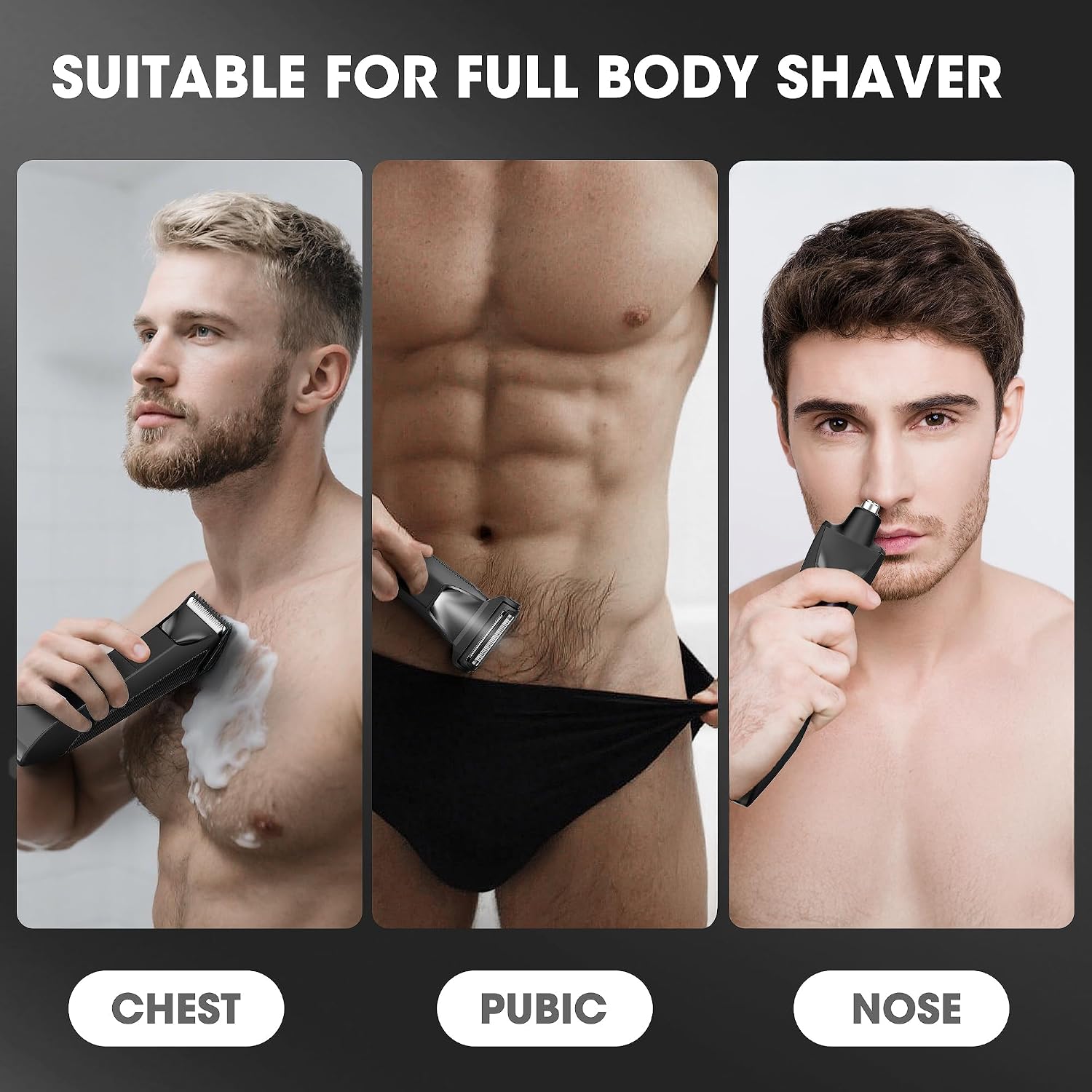 Afeitadoras para cabeza y cuer - Mens Grooming Kit Case reseña y precio