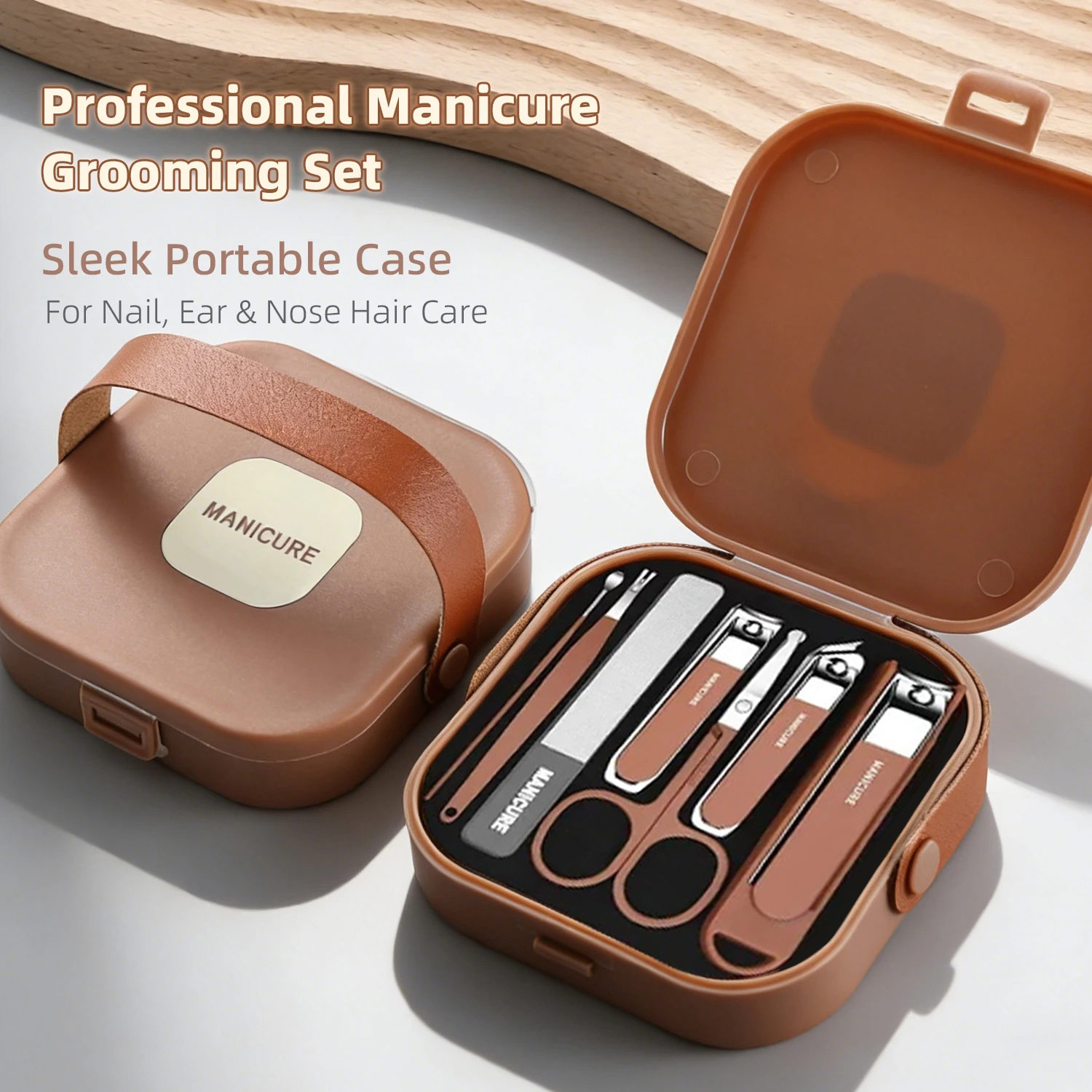 Kit de cuidado de uñas, juego  - Mens Grooming Kit Case reseña y precio