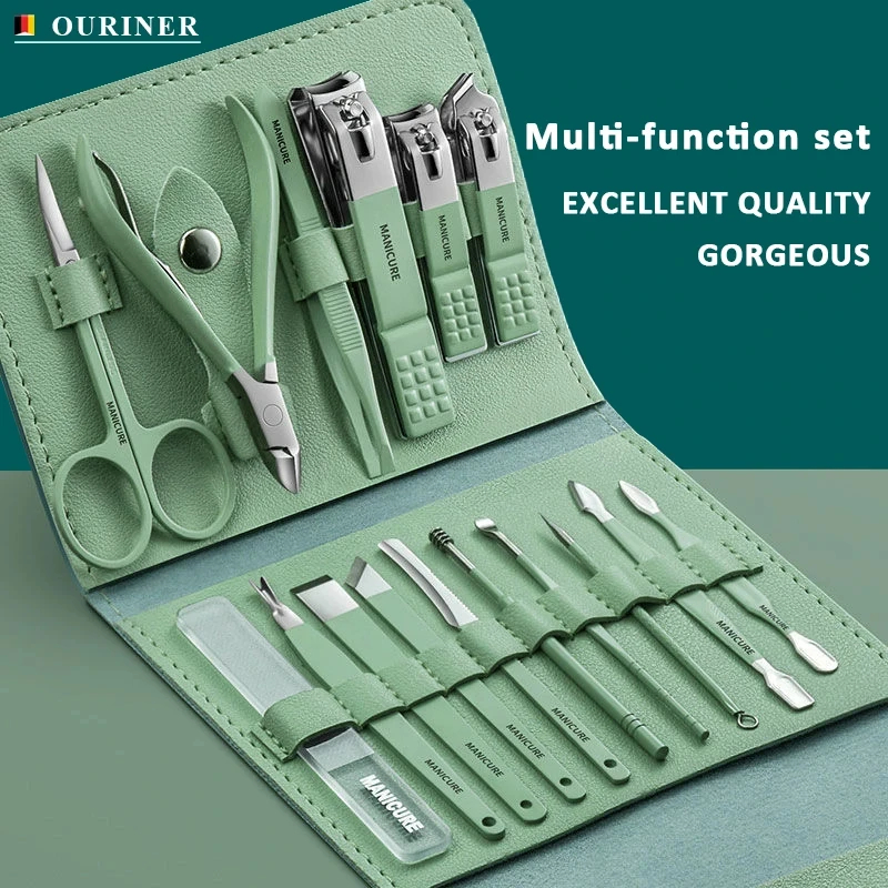 Juego de manicura y pedicura p - Mens Grooming Kit Case reseña y precio